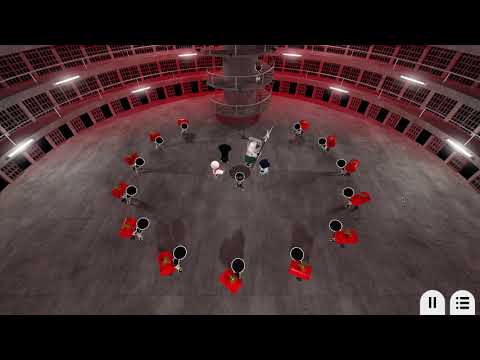 The panopticon prison scene in our game (Cutscene Showcase) | Project Souldier Devlog #3