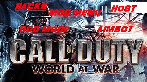 Call of Duty WaW: Zombies Mod Menu PC(GOD MODE, HIGH JUMP etc)