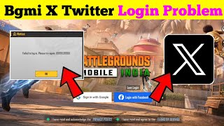 Failed To Login Try Again 9999  | Bgmi Twitter login problem |  Twitter login problem in Bgmi screenshot 2
