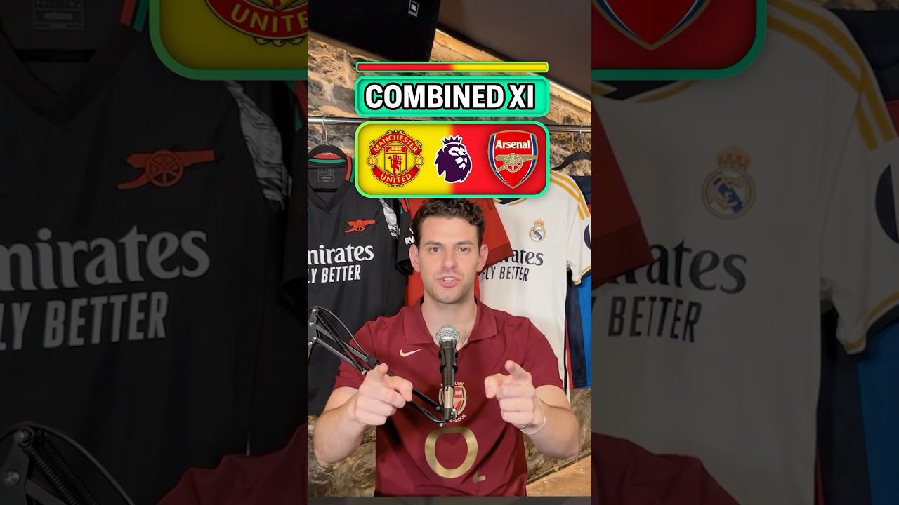Arsenal vs Man United Combined 11 ⚔️ #football #soccer #premierleague