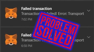 METAMASK FAILED TRANSACTION ERROR!?!