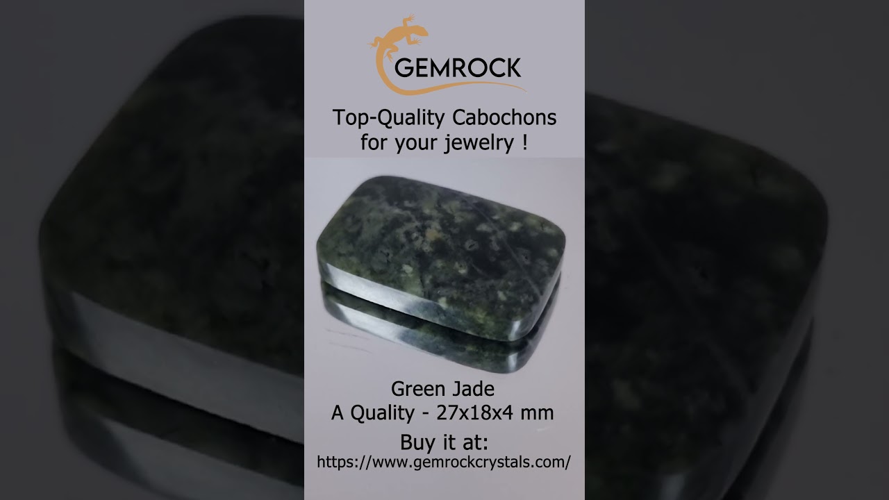 Green Jade cabochon GNJ-A-0006 