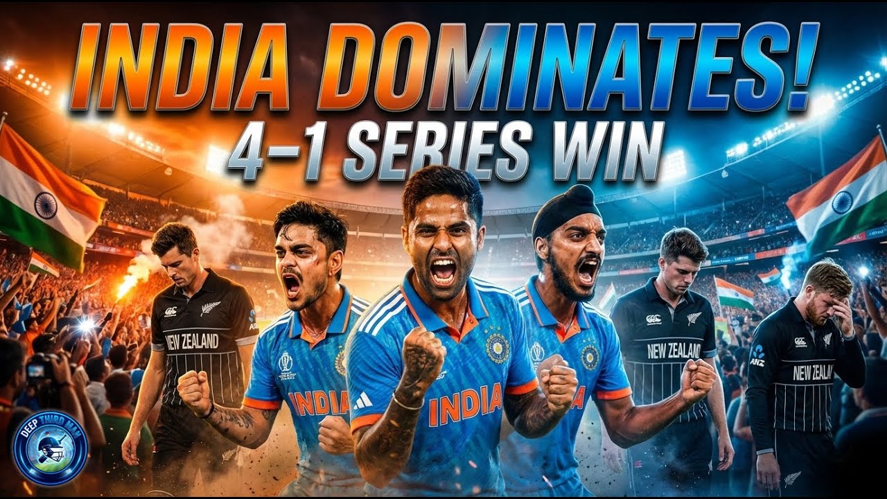 India CRUSH New Zealand 4-1! IND vs NZ 5th T20 Match Review | India Vs Newzealand | Deep Third Man
