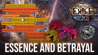 Poe 3 26 - Essence and betrayal 50 map test, chill and profitable