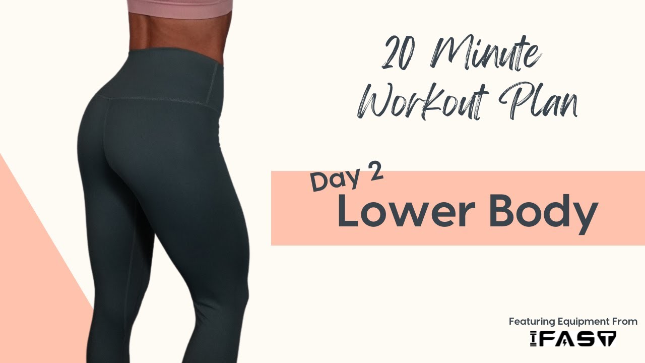 20 minute leg day at home- Glutes and quad focused workout - YouTube