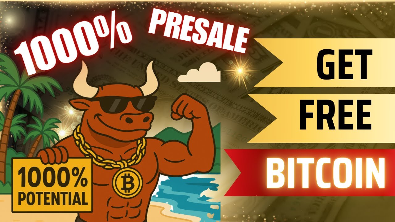 SUPER 100X PRESALE | GET PAID IN FREE BITCOIN TO HOLD BTC BULL TOKEN