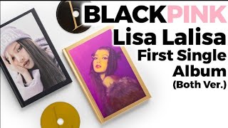 LALISA FIRST SINGLE ALBUM UNBOXING #LISA #lisaalbumunboxing #lisaalbum