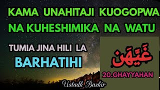 KAMA  UNAHITA  KUOGOPEKA NA KUHESHIMIKA SANA  KAZINI,BASI TUMIA JINA HILI LA BARHATIHI
