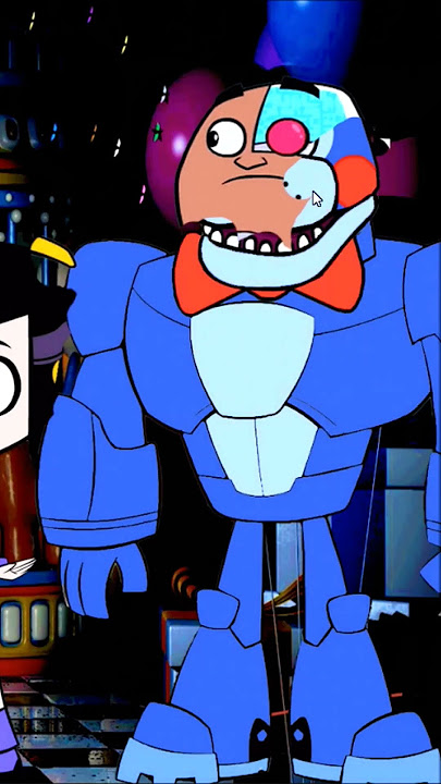 Teen Titans Go! transforms into Five Nights At Freddy's characters - SETC #fnaf #shorts