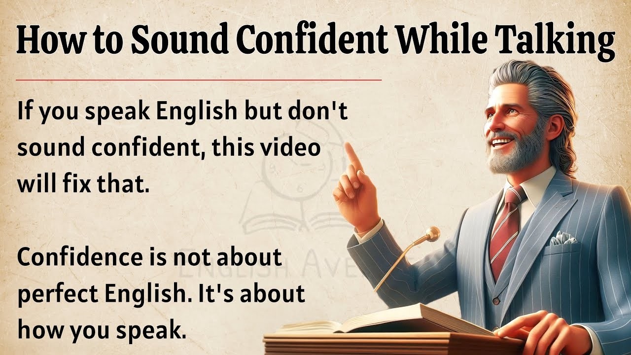 How to Sound Confident in English    English Podcast For Easy Conversation ✅    Speak Like Leader