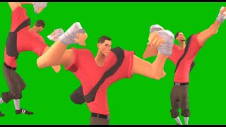 Gigachad scout tf2 green screen