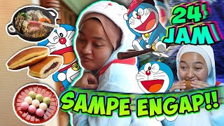 CHALLENGE 24 JAM MAKAN MAKANAN DORAEMON