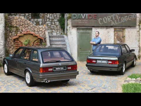 ティ〜ダ1/18 OTTO BMW E30Touring Mテク BMW E30 Touring M Pack Alpine White 1991