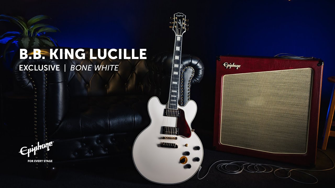 Epiphone B.B. King Lucille - Bone White - Just Playing No Talking