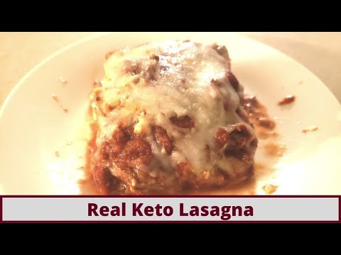 Quick And Simple Real Keto Lasagna With Real Keto Noodles (Nut Free And Gluten Free)