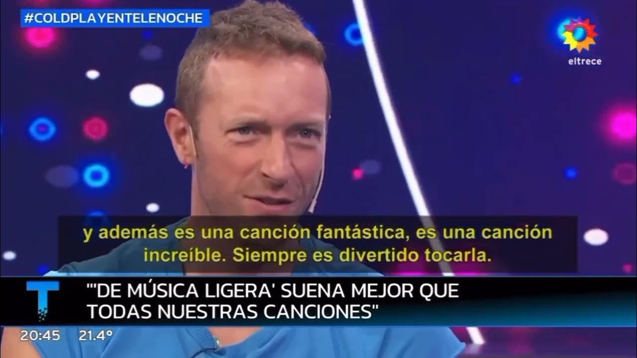 Coldplay y la admiración por Soda Stereo - Chris Martin y Jonny Buckland en Telenoche - 08.11.2022 Coldplay y la admiración por Soda Stereo - Chris Martin y Jonny Buckland en Telenoche - 08.11.2022