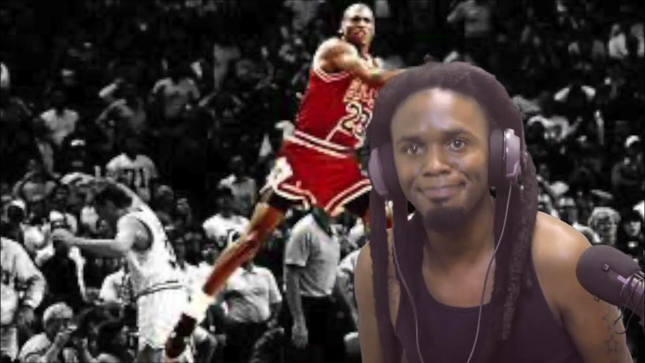 LeBron SUPERFAN Watches Michael Jordan's Top 10 Buzzer Beaters