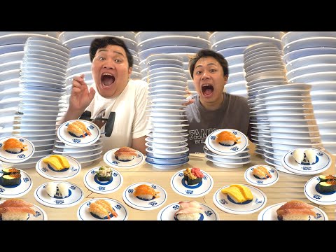 【くら寿司】回転寿司全メニューを制覇しようとしたら大食いやりすぎて限界値あがった？