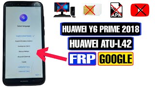 Huawei Y6 Prime 2018 FRP Bypass 2023 | Huawei Y6 Prime 2018 Google Bypass |Huawei ATU-L42 FRP Bypass