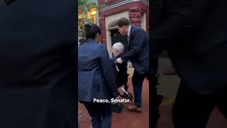 Frail Mitch McConnell Asked If He's ‘Here Against His Will’ After Spending 3 Hrs at Capitol #shorts