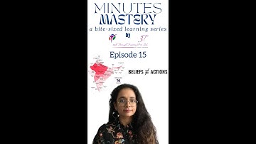 Minutes Mastery a bite-sized learning series | Vol 1 Ep 15 Cognitive Dissonance | Rajavee Arora 3T