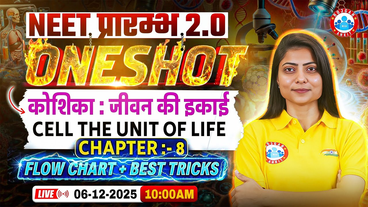 NEET Biology Cell : The Unit of Life One Shot | कोशिका : जीवन की इकाई | NEET Biology One Shot | RWA