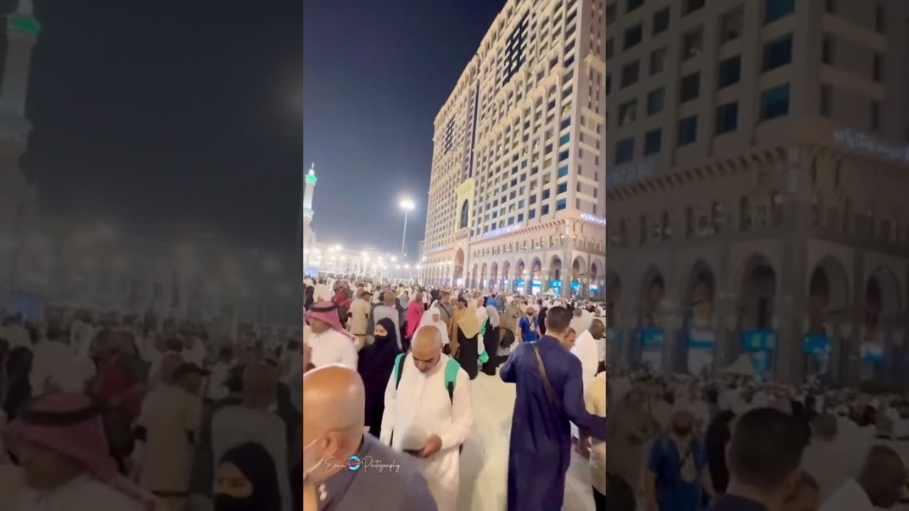 Suasana Selesai Sholat Tarawih di Masjidiil Haram. Makkah