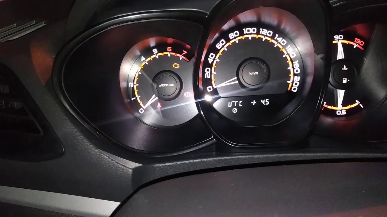 Настройка часов lada vesta