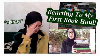 REACTING TO MY FIRST BOOK HAUL|?هل أقرأ الكتب التي أشتريها؟