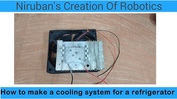 How to make a mini peltier refrigerator Part 1 the cooling system | Niruban