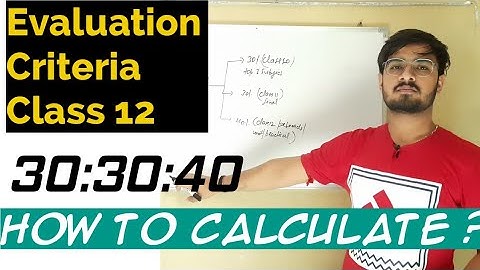 How to Calculate class 12 Percentage | Evaluation Criteria | Boards 2021 | Cbse Class 12 | #class12