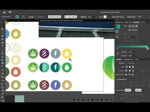 Video: Kan de illustrator van het verloopgereedschap niet zien?