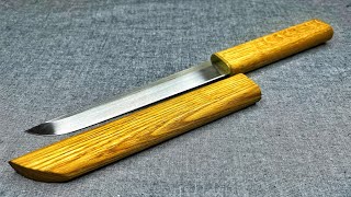 Making A Tanto Knife From An Old File by Edward Knives  5,443 views 2 weeks ago 16 minutes