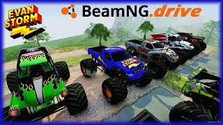 Evan Storm Monster Truck VS Grave Digger Zombie & More