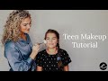 Teenage Makeup Tutorial for School | Addee Gets Her Makeup Done