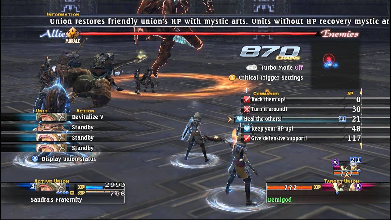 Last Remnant - Rush and Baaluk - Demigod