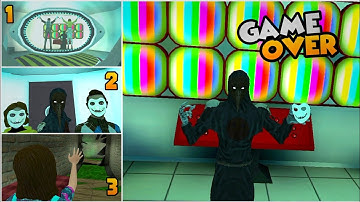 Smiling-X Zero | All Endings (Chapters 1,2,3) And Game Over Scenes