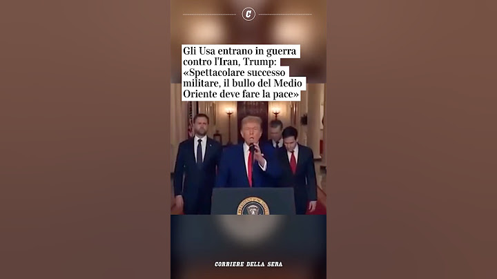 Gli Usa entrano in guerra contro l'Iran, Trump: «Spettacolare successo militare» #shorts #news