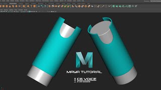 Cut-Out On Cylinder _ Maya Modeling Tutorial