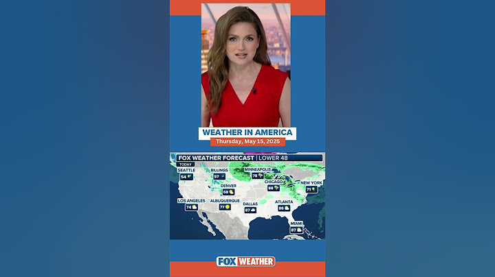 Weather in America: May 15, 2025