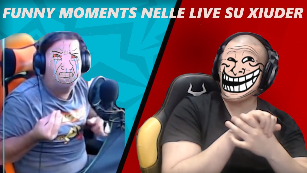 Funny moments nelle live di Xiuder #28 - Xiuder nel panico più totale VS Efesto il chad
