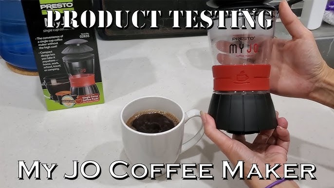 Presto MyJo™, K-Cup Coffee Maker Combo, Fresh Brew Compact Travel Coffee  Brewer, Kuerig K-Cup System, Coffee, Tea