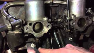 How to change the Idle speed on an Austin Healey Bugeye Sprite with HS2 Carbs