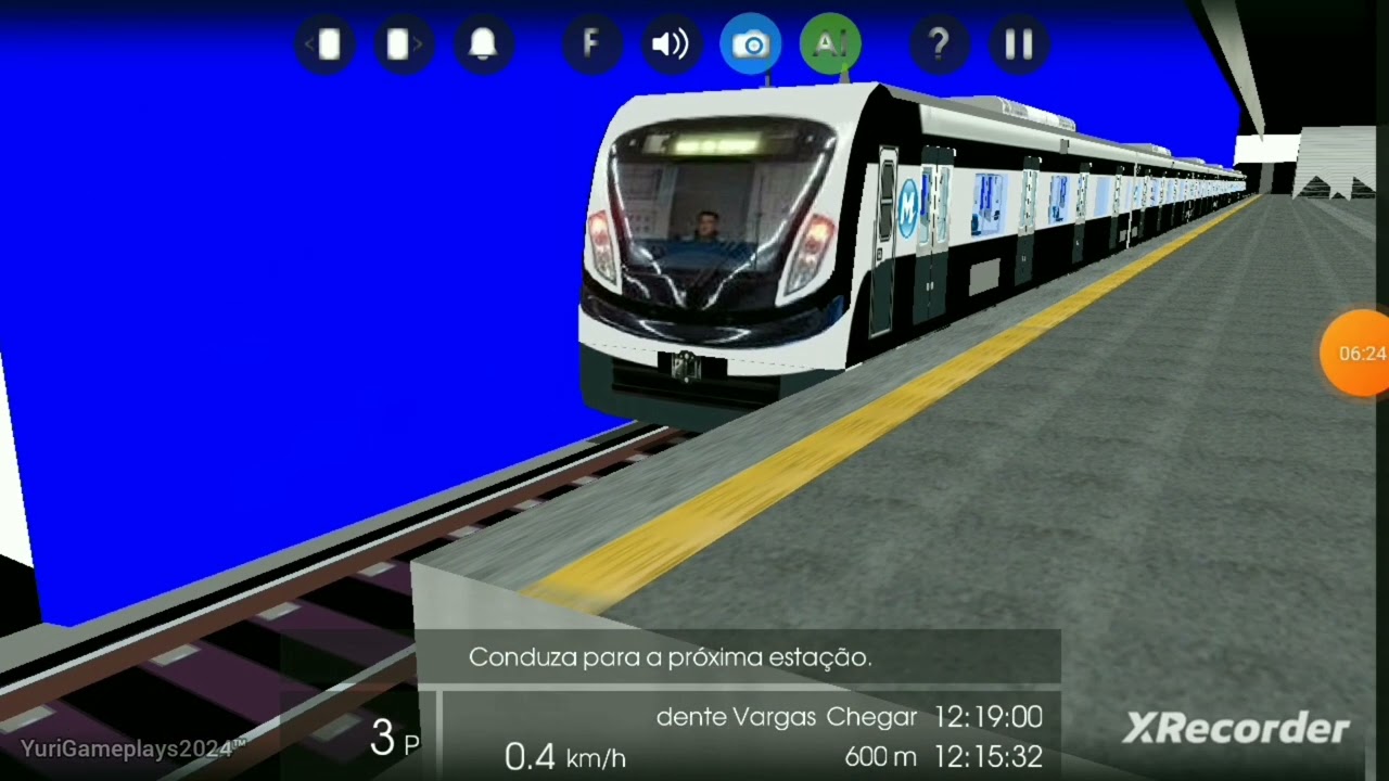 [Hmmsim 2 CPTM] Estácio X Maracanã. Transferências de linha 1 do metrô Rio e Ramal Japeri.