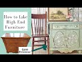 How To Fake High End Furniture | French Country Style | MDF Furniture