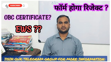 NVS NEW VACANCY 2025 | OBC,EWS CERTIFICATE #kvs #nvs