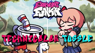 FNF Technicolor Tussle but it's Cuphead vs Sayori