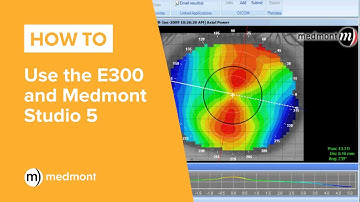 How To | Use your E300 and Medmont Studio 5