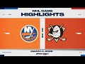 NHL Highlights | Islanders vs. Ducks - March 4, 2026