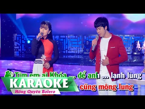 KARAOKE - Gõ Cửa Trái Tim | Song Ca Beat Chuẩn | Hồng Quyên & Puol Lê